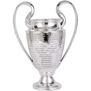 77cm/30inch 2024 European PSG Champions Soccer Trophy Awards Cup Football Cup Fans Souvenir with Keychain Engraving Champion Team Name),Silver,European League Champion