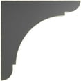 thumbnail image 3 of 1 3/4"W x 10"D x 10"H Large Olympic Wood Vintage Decor Bracket, Black, 3 of 6