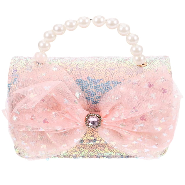 Bolso bandolera de moda, bolso kawaii, bolso bandolera con asa de perla