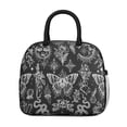 thumbnail image 2 of Lunch Bag Lunch Box for Women Reusable Insulated Lunch Bags,Water-Resistant Gothic Cooler Lunch Tote Bag, Large Capacity for Work Travel Picnic, 2 of 6