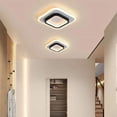 thumbnail image 3 of Lámpara de techo cuadrada, luz de techo LED moderna para aplicaciones interiores amplias sin atenuación, fácil de instalar en cualquier habitación, 3 of 5