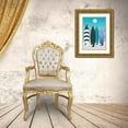 thumbnail image 3 of Ayse 11x14 Gold Ornate Wood Framed with Double Matting Museum Art Print Titled - Surfboards, 3 of 4