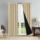 thumbnail image 1 of Cortinas opacas con barra – Cortinas que bloquean la luz y reducen el ruido para sala de estar, dormitorio y oficina en casa – Cortinas térmicas de poliéster suave con protección de la privacidad, 1 of 6