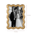thumbnail image 4 of Concepts 4x6 Gold Picture Frame Scallop Resin with Tempered Glass – Decorative Photo Frame for Tabletop or Wall Display, Home Décor Family Picture Frames, 4 of 6