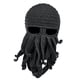 thumbnail image 1 of Gorro de punto con barba de pulpo y pirata para hombre, estilo bárbaro vagabundo Gris oscuro, 1 of 9