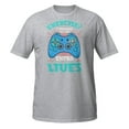 thumbnail image 2 of Funny Exercise I Thought You Said Extra Lives Gaming Gamer Premium T-Shirt (Sport Grey, L), 2 of 2