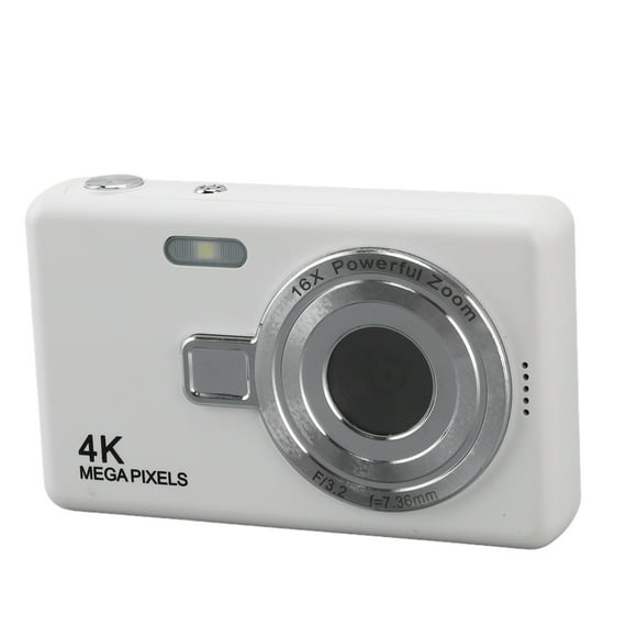 Cámara digital para fotografía video vlogging, 12mp 1080p hd niños zoom 16x cámara digital de bolsillo con enfoce automática pantalla tft 2.4 Pulgadas, estabilización