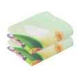 thumbnail image 3 of joogoo 2 PCs Hand Towels Sets Gnomes and Floral Cotton Face Towel Bathroom Decorative, 3 of 7