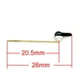 thumbnail image 3 of Bathroom Toilet Lever Handle Angle Fitting Side Mount Toilet Lever Handle Zinc Alloy Black Toilet Flush Handle For Bathroom, 3 of 6