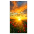 thumbnail image 2 of Bright New Day over Poppy Fields - Floral Canvas Art print, 2 of 3