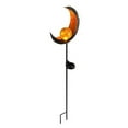 thumbnail image 1 of Lámpara de exterior Irfora Luces solares LED Fuego en forma de luna Luz LED de estaca para jardín Luces de paisaje al aire libre con energía solar a prueba de agua para camino Pasarela Césped Patio Irfora Lámpara de exterior, 1 of 2