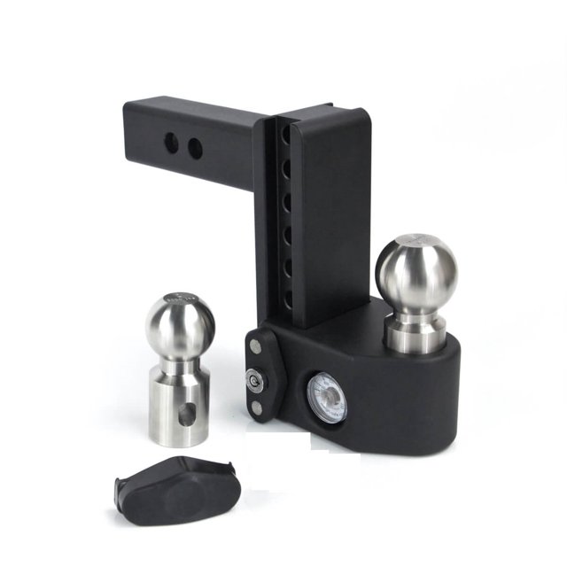 Weigh Safe Support à Bille d'Attelage de Remorque SWS6-2 Convient au Récepteur de 2 Pouces; Poids Brut de Remorque 12500; Réglable; Conception Escamotable; Retombée de 6 Pouces/montée de 7 Pouces; Bille de 8000 Livres 2 Pouces/bille de 12500 Livres 2-5/16 Pouces