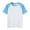 Blue, variant on Kids Boys Girls Casual Short Sleeve Colorblock Oversized Round Neck Cotton Tee Shirt Tops Boys Cotton Shirts Size 5-6 Years
