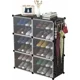 thumbnail image 1 of Zapatera Organizador Apilable Practiksa para 24 pares Anti Polvo Con puertas, 1 of 4