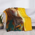 thumbnail image 3 of Rateoe Hawaiian Style Guinea Pig Pattern Flannel Throw Blanket, Ultra-soft Blanket for Bed, Couch, Car, Hypoallergenic Anti-pilling blanket-40"x30"(Horizontal), 3 of 6