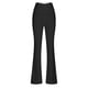 thumbnail image 4 of Pantalones de yoga de cintura alta y talle alto para mujer - Pierna ancha, poliéster/spandex, tallas S-XXL, aptos para fitness/casual, secado rápido, alta elasticidad, 4 of 5