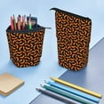 thumbnail image 4 of Xecao Halloween Bat Print Telescopic Pencil Bag Pen Holder Pop Up Stationery Case Stand-up Retractable Transformer Bag Standing Organizer, 4 of 6