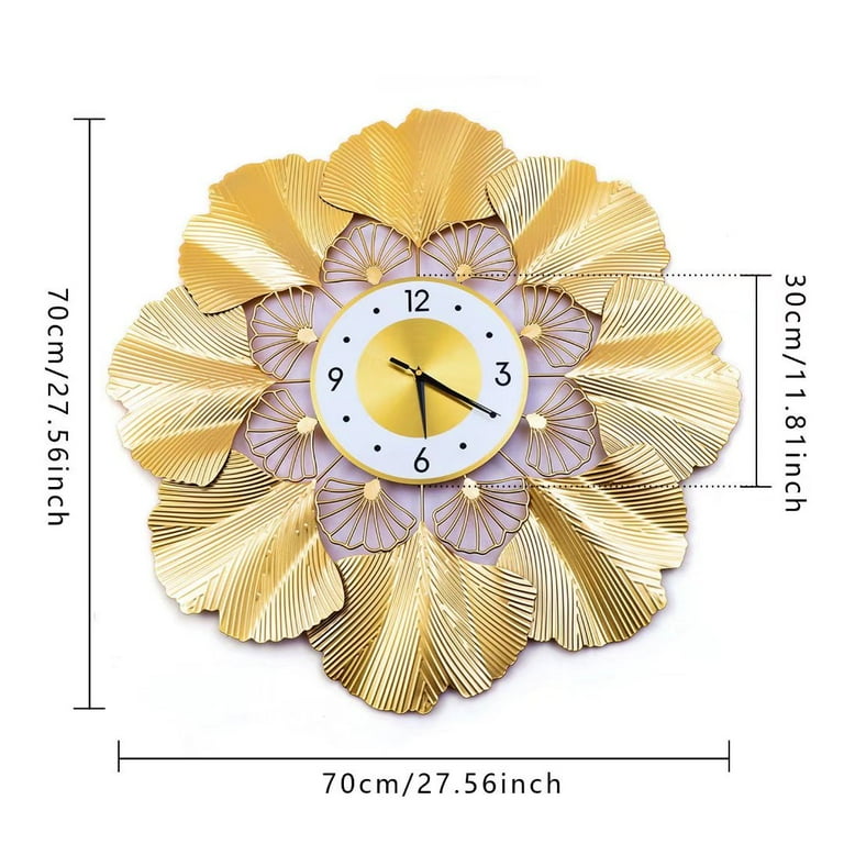 24.8 Multi-Color Modern Acrylic Wall Clock Decor Home Hanging Art Living  Room Bedroom