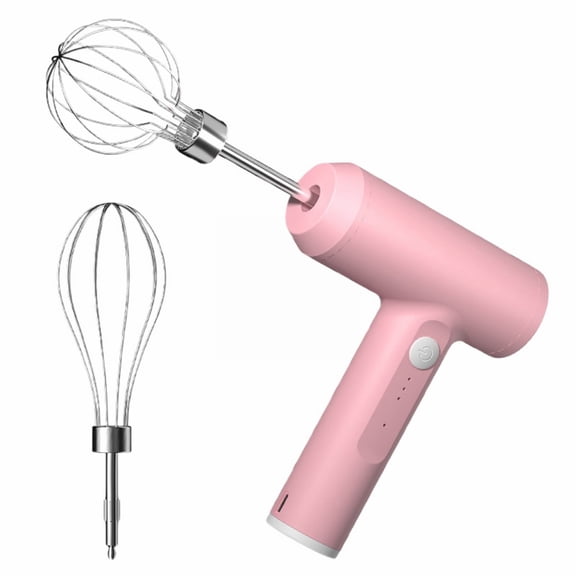 XKHAZA MINI Household Cordless Electric Hand Mixer,USB Rechargable Handheld Egg Beater with 2 Detachable Stir Whisks,Baking At Home For Kitchen, Versatile Kitchen Tool