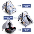 thumbnail image 2 of Car Seat Covers for Babies – Multi-use Breastfeeding Cover Carseat Canopy Cover, 2 of 6