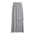 thumbnail image 4 of Wxolcjlv Womens Maxi Skirt Elastic Waist Breathable Daily Straight Skirts, 4 of 4