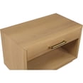 thumbnail image 4 of Pemberly Row Contemporary Oak Wood Veneer Night Stand - 32"W x 18"D x 21"H, 4 of 14