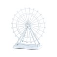 thumbnail image 2 of Noria giratoria, decoración artística, accesorios de gabinete, estatuilla de arquitectura de Metal, noria, escultura, adorno de mesa, 2 of 8