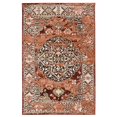 thumbnail image 1 of Linon Tapis Vintage Nain Tissé à la Machine en Microfibre Polyester 2'x3' Rouge, 1 of 5
