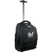Black Milwaukee Brewers 19'' Premium Wheeled Backpack