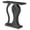Faux Black Marble Weathered Gray, variant on B Console Table 31.5" - Modern Sofa Table with Storage Shelves, Narrow Entryway Hall Table for Living Room, Display Accent Table, Black