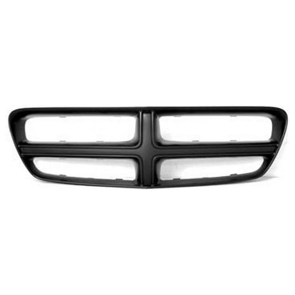 Grille Shell - Flat Black - Compatible with 2011 - 2014 Dodge Charger 2012 2013