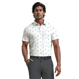 Birdie Bound Men's and Big Men's Printed Golf Polo Shirt with