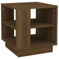 thumbnail image 2 of vidaXL Coffee Table Brown Oak 40x40x43 cm Engineered Wood, 2 of 5