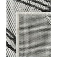 thumbnail image 6 of Unique Loom Outdoor Botanical Collection Area Rug - Leaf (6' 1" x 9' Rectangle Charcoal Ivory), 6 of 6