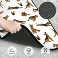 thumbnail image 3 of Fotbe German Shepherd Dog Juego de 4 Tapetes para Auto con Estampado – Alfombrillas de Goma Reforzada, Diseño Antideslizante, Protección para Todo el Año – Vehículos, Autos, Camionetas y SUVs, 3 of 7