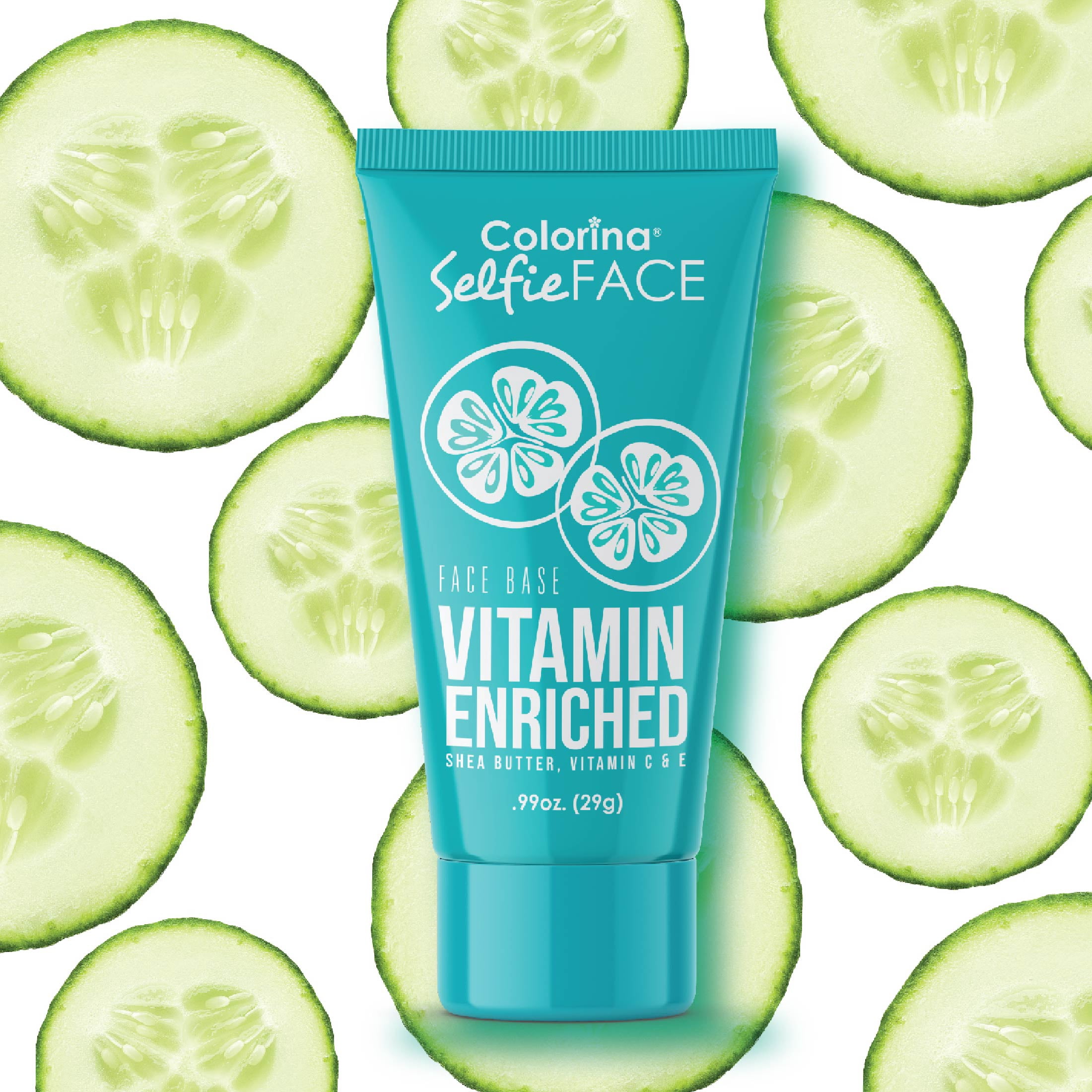 Colorina Makeup Studio Selfie Face Collection Cucumber Vitamin Enriched Cucumber Primer 0.99 oz