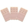 thumbnail image 1 of chock 3 Pcs Rallonges de Soutien-Gorge pour Femmes Élastiques Extensibles 3 Rangées x 3 Crochets (Multicolore), 1 of 6