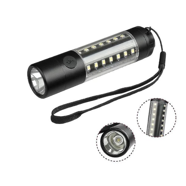 Xanes 3509-a T6+28*cob 1000lúmenes 6 modos Usb Recargable Ness Led Flash