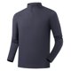 thumbnail image 3 of Ceisia Men's Slim Stand-Collar Half-Zip Sport Long-Sleeve Top Multi-Solid Gift, 3 of 5