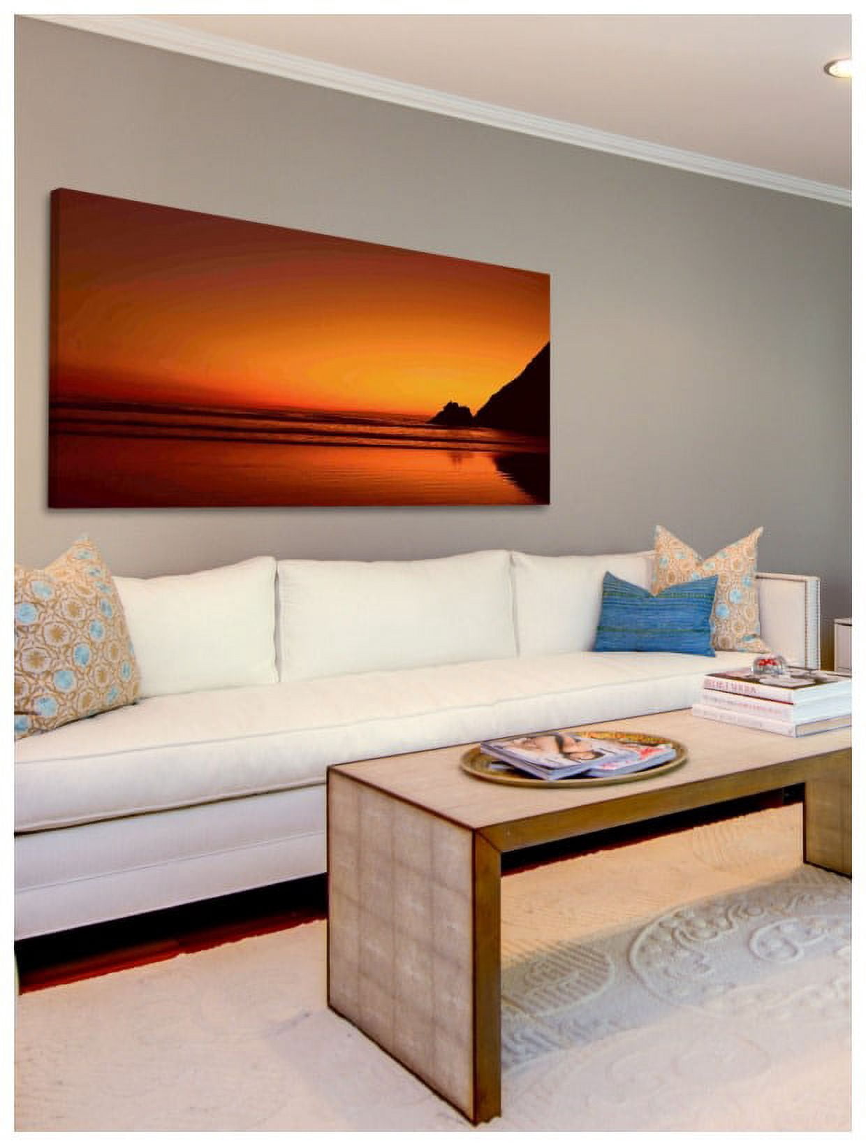 Marmont Hill Inc Marmont Hill - Sundown Serenity Painting Print on Canvas - Multi-color