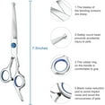 thumbnail image 2 of DISEN 7.5" Curved Dog Grooming Scissors with Safety Round Tips, Lightweight Professional Pet Grooming Shears Stainless Steel for Dogs Cats Pets, 2 of 6
