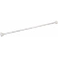 thumbnail image 5 of Zenna Home Rust-Resistant Adjustable Tension Decorative Shower Rod, White, 5 of 5
