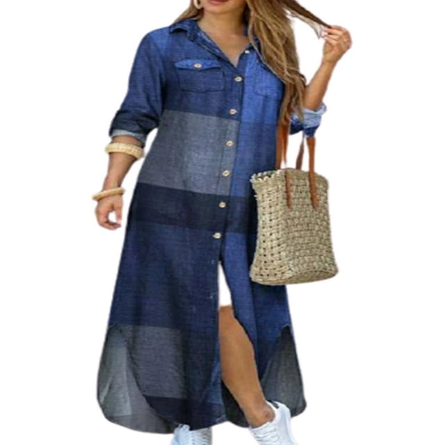 Grande Taille pour Femme Robe de Soleil Boho Maxi Robes Imprimer Été Vacances Plage Caftan