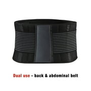 ACE Brand Adjustable Back Brace, Black, 1 Brace