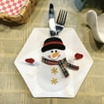 Christmas Silverware Holders Cutlery Spoon Folk Bag Utensil Organizer