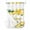 Yellow, variant on No Hook Shower Curtains with Snap-in Liner Set, Yellow Lemons Waterproof Hotel Style Bathroom Shower Curtain, Summer Fruits Leaves Botanical Black Breathable Mesh Top Window Bath Curtains 36''x72''