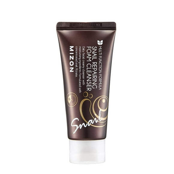Limpiador de espuma MIZON Snail Repair, fórmula hidratante de 60 ml