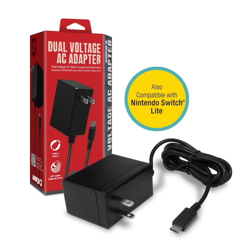 Onn Ac Power Adapter For Nintendo Switch And Switch Lite 6ft Walmart Com