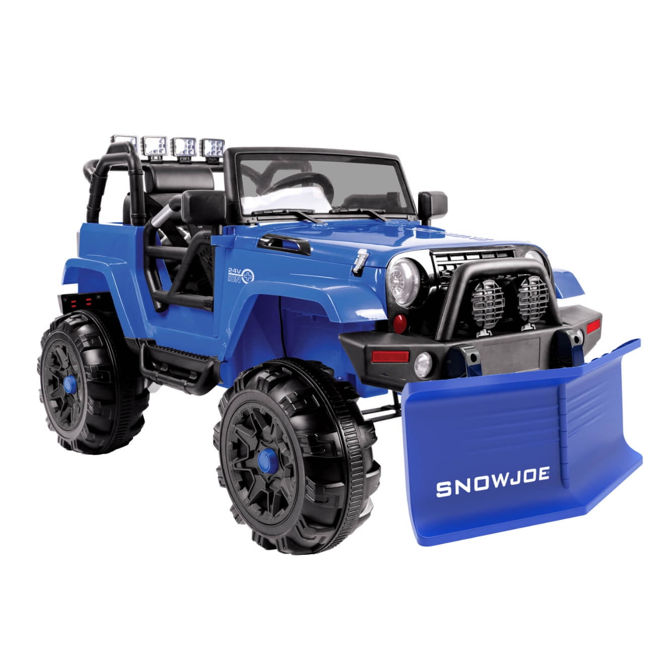 Snow Joe Kids Ride-On SUV with Snow Plow