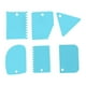 thumbnail image 3 of 6 raspadores para alisar pasteles, utensilios para hornear, alisadores de glaseado para pasteles para principiantes en repostería. Azul, 3 of 9